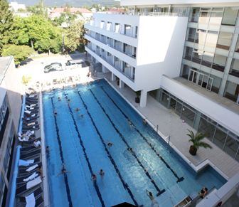 Kúpele Turčianske Teplice hotel Veľká Fatra nová časť bazén